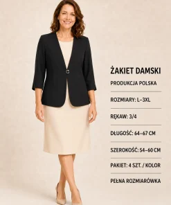 Żakiety Damskie ,size l-3xl,paczka 4szt ,1kolor