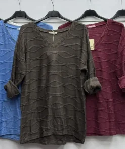 Bluzki Damskie WŁOSKA,Size uni,paczka 6szt, mix kolor