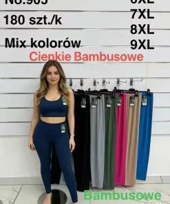 Leginsy Damskie,size 6xl-9xl,paczka 12szt, mix kolor
