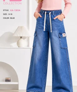 Spodnie JEANSY DZIECIĘCA,size 8-16lat,paczka 5szt, 1 kolor