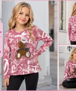 Bluzy DZIECIĘCA,size 4-14lat,Paczka 6szt ,1kolor