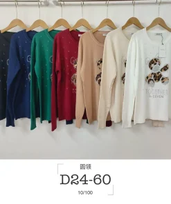 Swetry damskie ,size uni,Paczka 10szt, mix kolor
