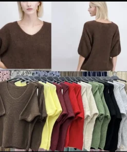 Swetry Damskie WŁOSKA,Size uni,paczka 6szt, mix kolor