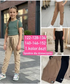 Spodnie DZIECIĘCA, size 122-152,Paczka 6szt, 1kolor