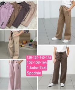 Spodnie DZIECIĘCA,size 128-164,Paczka 7szt ,1kolor