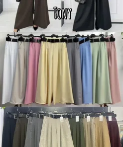 Spodnie damskie WŁOSKA,Size uni ,paczka 6 szt mix kolor