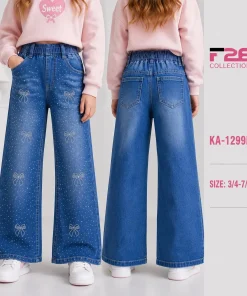 Spodnie JEANSY DZIECIĘCA,size 3/4-7/8lat,paczka 5szt, 1 kolor
