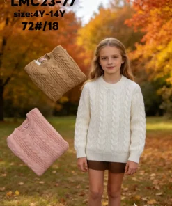Swetry DZIECIĘCA,size 4-14lat,Paczka 6szt,1kolor