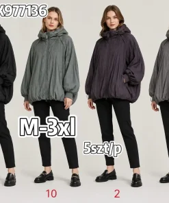 Kurtki damskie,size m-3xl,paczka 5szt,1kolor