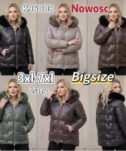 Kurtki damskie,size 3-7xl,paczka 5szt,1kolor