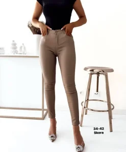 Spodnie skórzane Damskie,Size 34-42,paczka 10szt, 1 kolor