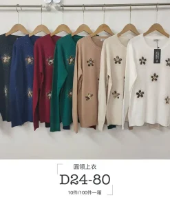 Swetry damskie ,size uni,Paczka 10szt, mix kolor
