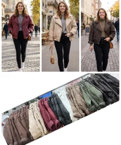 Kurtki damskie WŁOSKA,Size uni ,paczka 6 szt mix kolor