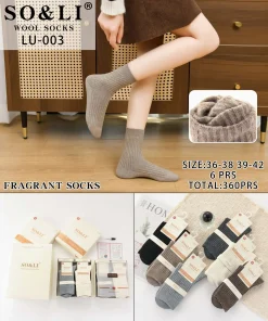 Skarpety Damskie, size 36-42,Paczka 36szt ,mix kolor