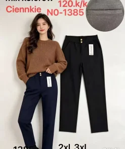Spodnie Damskie,size 2xl/3xl-5xl/6xl,paczka 12szt, mix kolor