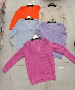 Swetry Damskie, size uni,Paczka 10szt ,mix kolor