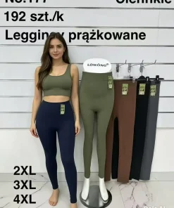 Leginsy Damskie,size 2xl/3xl-5xl/6xl,paczka 12szt, mix kolor