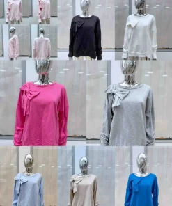 Bluzki Damskie WŁOSKA,Size uni,paczka 6szt, mix kolor
