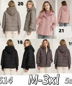 Kurtki Damskie ,size m-3xl,paczka 5szt ,1kolor