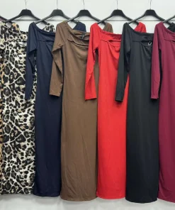 Sukienki Damskie WŁOSKA,Size uni,paczka 6szt, mix kolor