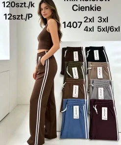 Spodnie Damskie,size 2xl/3xl-5xl/6xl,paczka 12szt, mix kolor