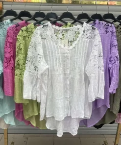 Bluzki DAMSKA WŁOSKA,Size uni ,paczka 6 szt mix kolor