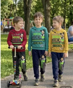 Komplety DZIECIĘCA,Size 3-8lat,paczka 5szt, 1 kolor
