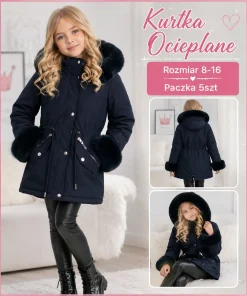 Kurtki DZIECIĘCA,size 8-16lat,Paczka 5szt ,1kolor