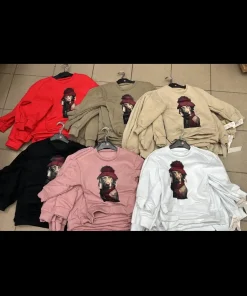 Bluzy DZIECIĘCA,size 4-14lat,Paczka 6szt ,1kolor