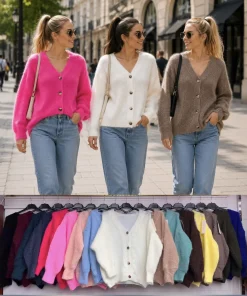 Swetry Damskie WŁOSKA,Size uni,paczka 6szt, mix kolor