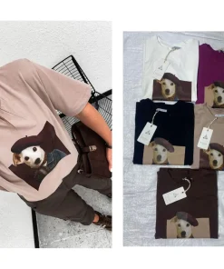 Bluzki Damskie,Size uni,paczka 6szt, mix kolor