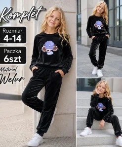 Komplety DZIECIĘCA,size 4-14lat,Paczka 6szt ,1kolor