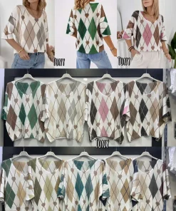 Swetry damskie WŁOSKA,Size uni ,paczka 6 szt mix kolor
