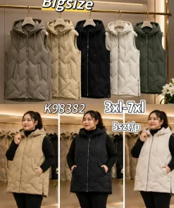Kamizelki DAMSKI ,size 3-7xl,Paczka 5szt ,1 kolor