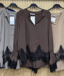 Bluzki Damskie WŁOSKA,Size uni,paczka 6szt, mix kolor
