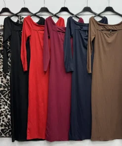 Sukienki Damskie WŁOSKA,Size uni,paczka 6szt, mix kolor