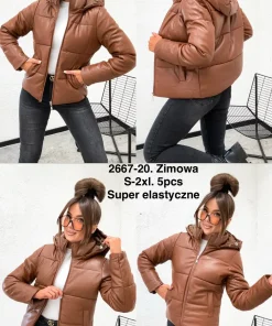 Kurtki Damskie,size s-2xl,paczka 5szt, 1 kolor