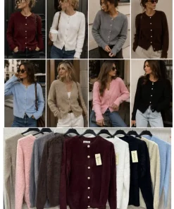 Swetry Damskie,Size uni,paczka 12szt, mix kolor