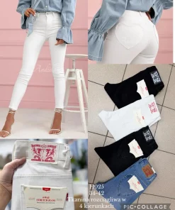 Jeansy Damskie,Size 34-42,paczka 12szt, 1 kolor