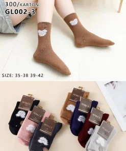 Skarpety Damskie,Size 35-42,paczka 40szt, mix kolor