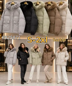 Kurtki damskie,Size s-2xl,paczka 5szt, 1 kolor