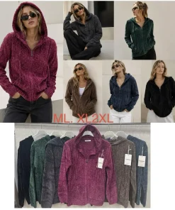 Swetry Damskie,Size m/l-xl/2xl,paczka 12szt, mix kolor