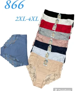 Majtki Damskie,Size 2xl-4xl,paczka 24szt, mix kolor
