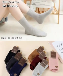Skarpety Damskie,Size 35-42,paczka 40szt, mix kolor