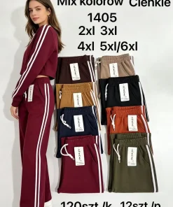 Spodnie Damskie,size 2xl/3xl-5xl/6xl,paczka 12szt, mix kolor