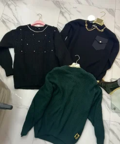 Swetry Damskie,Size uni,paczka 10szt, mix kolor