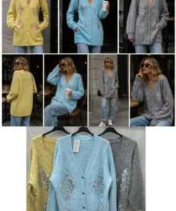Swetry Damskie,Size uni,paczka 12szt, mix kolor