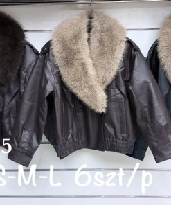 Kurtki skórzane damskie ,size s-l, Paczka 6szt ,1kolor
