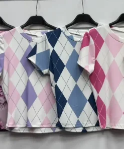 Bluzki Damskie WŁOSKA,Size uni,paczka 6szt, mix kolor