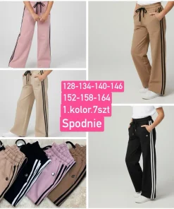 Spodnie DZIECIĘCA,size 128-164,Paczka 7szt ,1kolor
